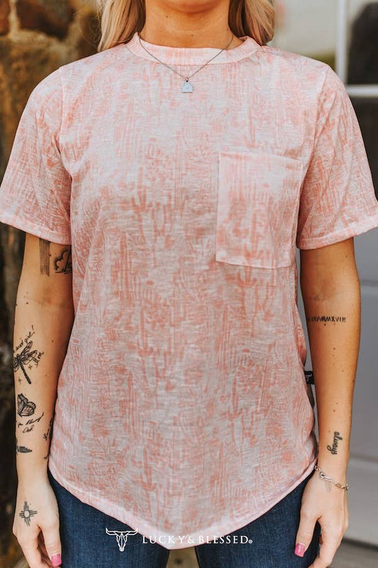 Pink Western Tee (PLUS SIZE)