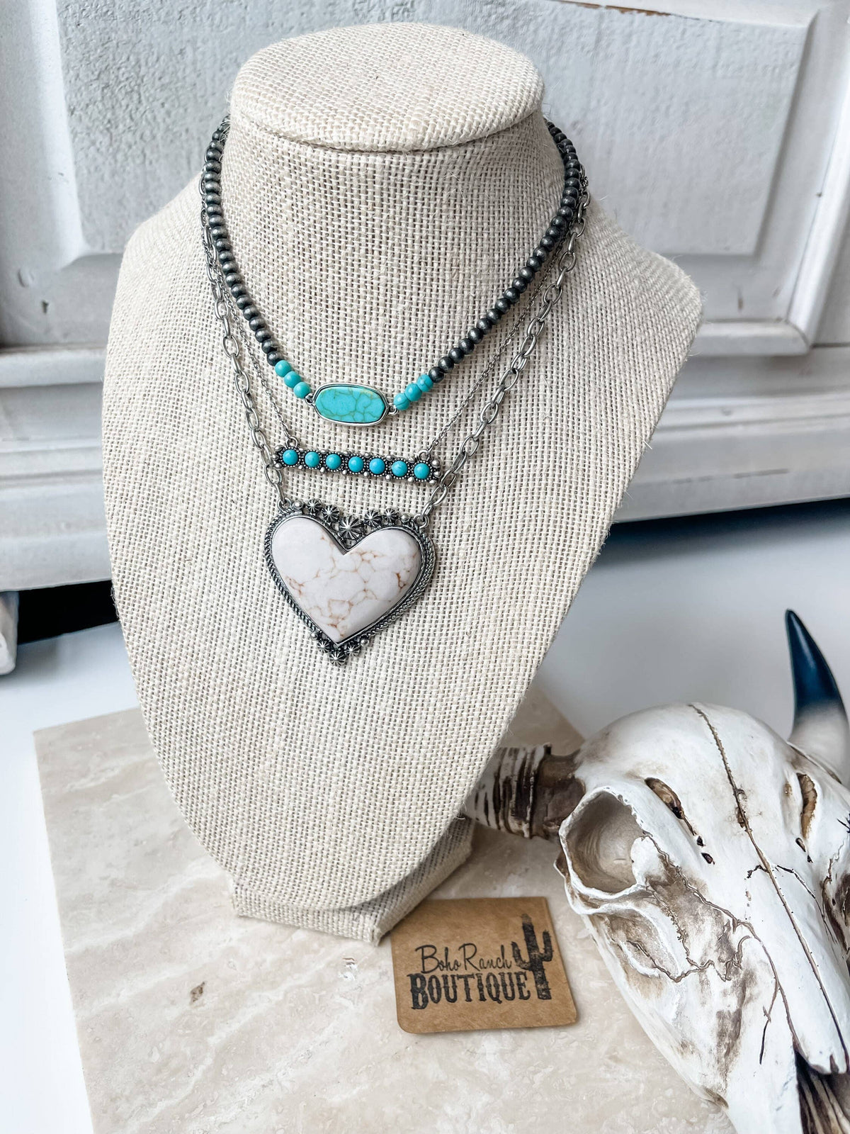 Beaded Bar Necklace