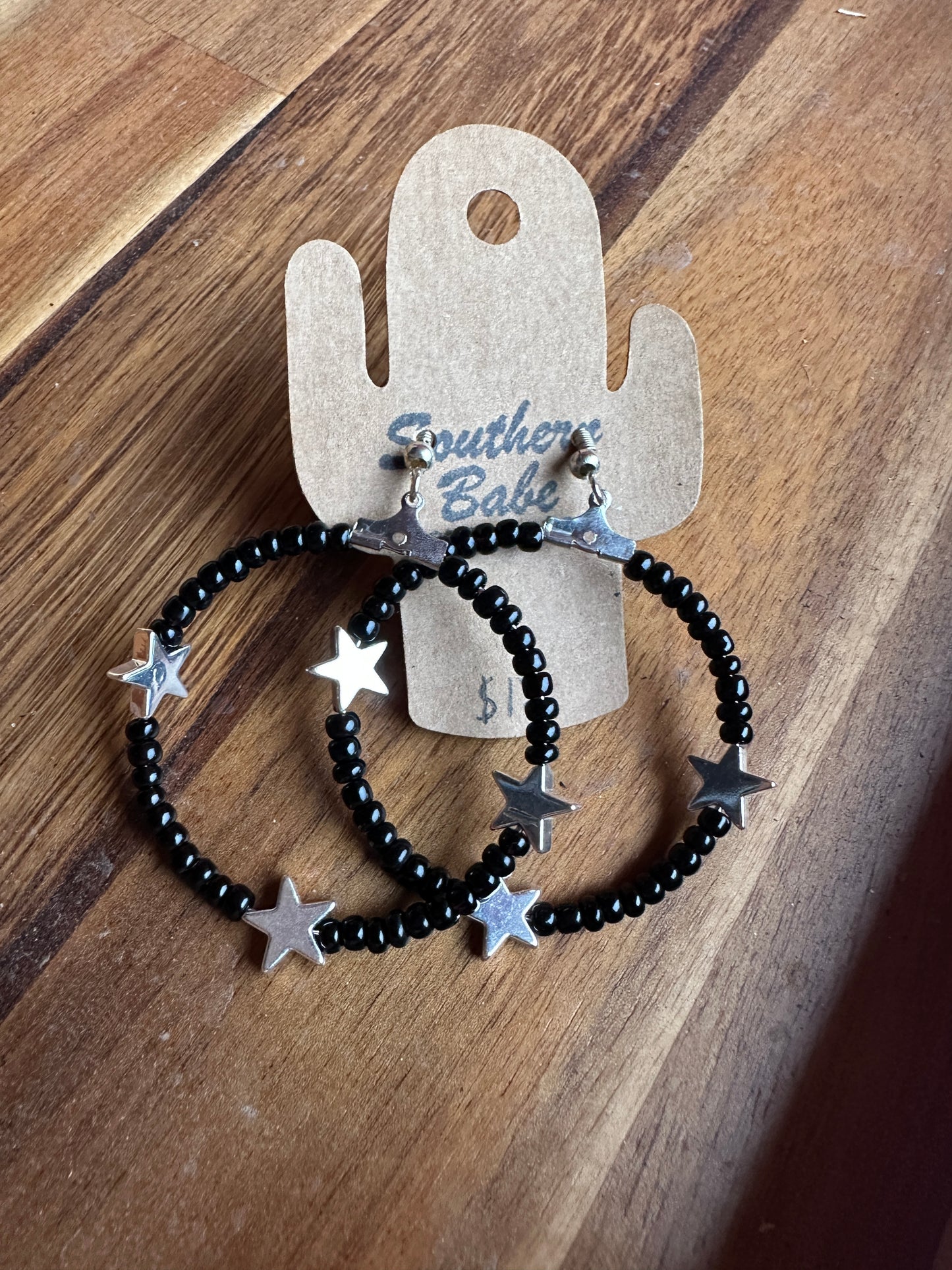 Star Beaded Earrings