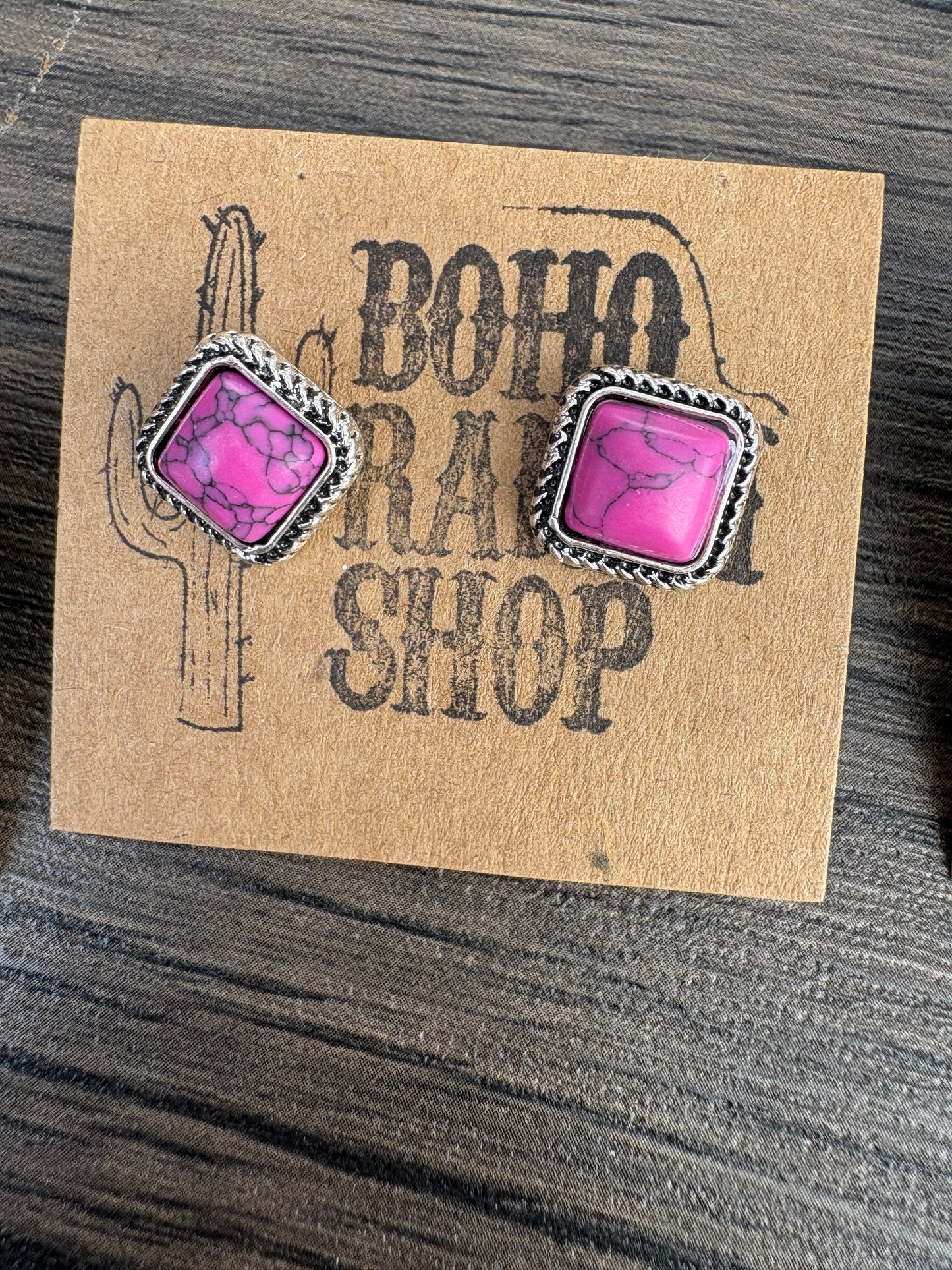 Mini Stone Earrings