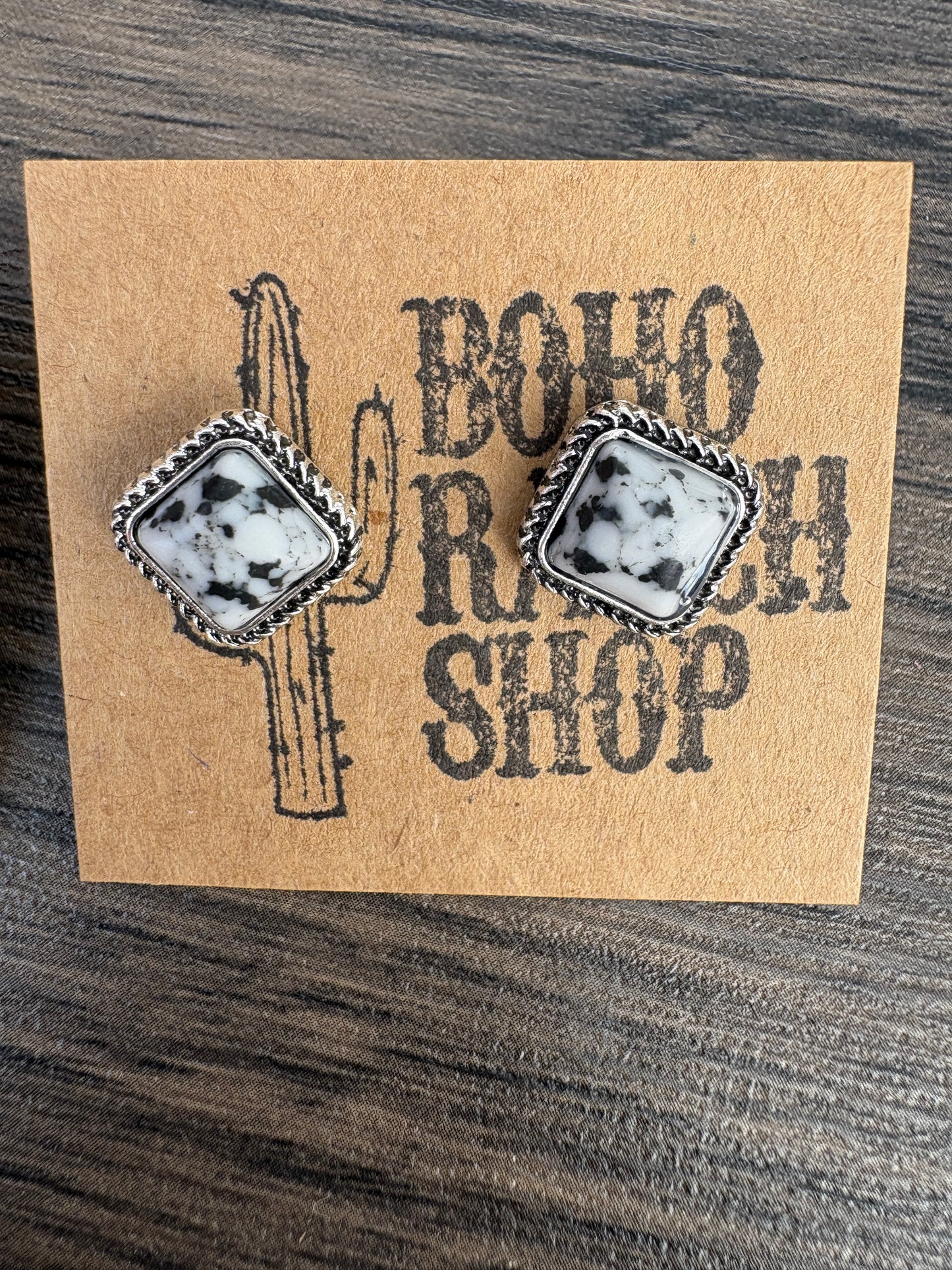 Mini Stone Earrings