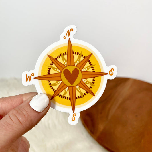 Compass Nature Sticker
