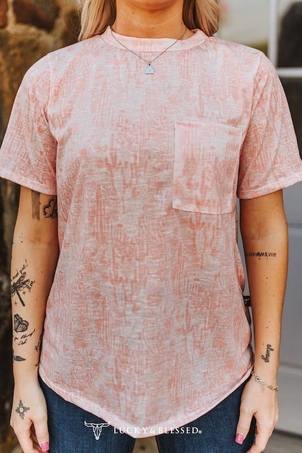 Pink Western Tee (PLUS SIZE)