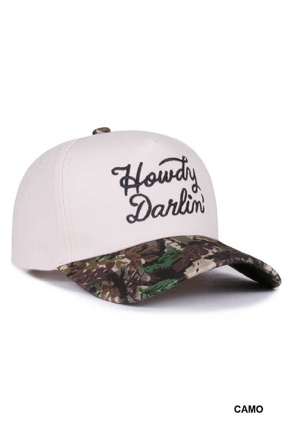 Howdy Darlin Canvas Cotton Cap
