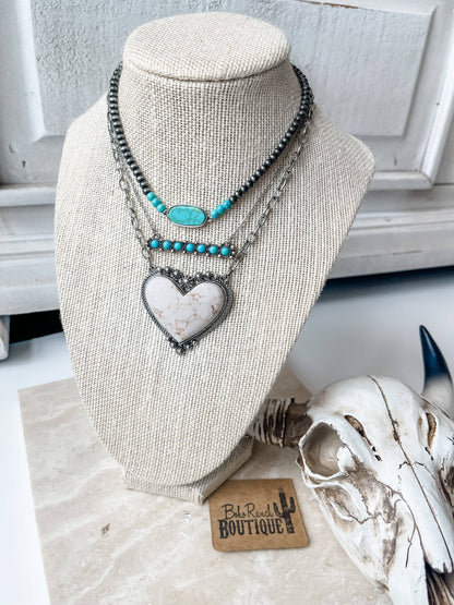 Beaded Bar Necklace