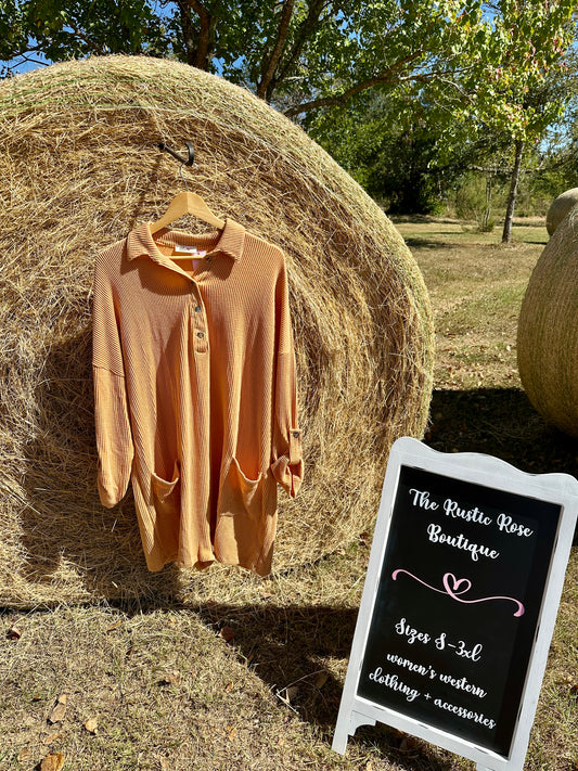 Orange Romper