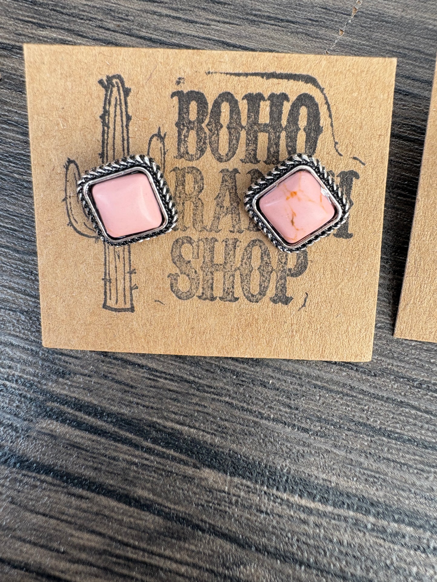 Mini Stone Earrings