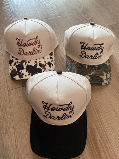 Howdy Darlin Canvas Cotton Cap