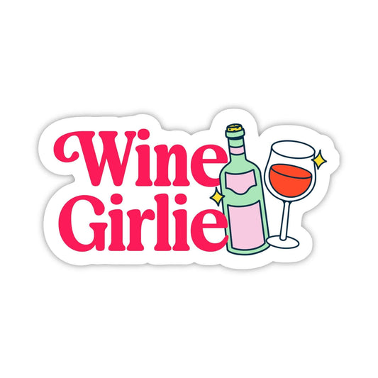 Wine Girlie Sticker
