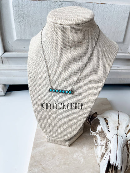 Beaded Bar Necklace