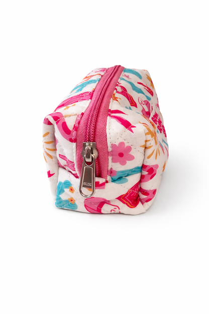 Quilted Makeup Bag