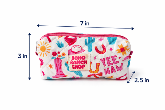 Quilted Makeup Bag